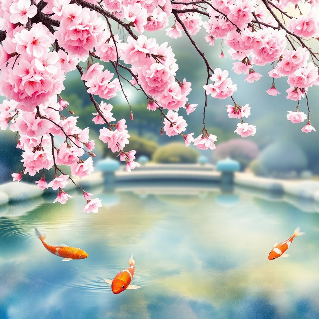 Cherry Blossom Garden